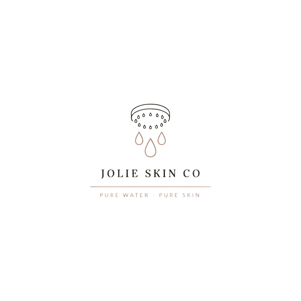 jolie skin co shower head logo