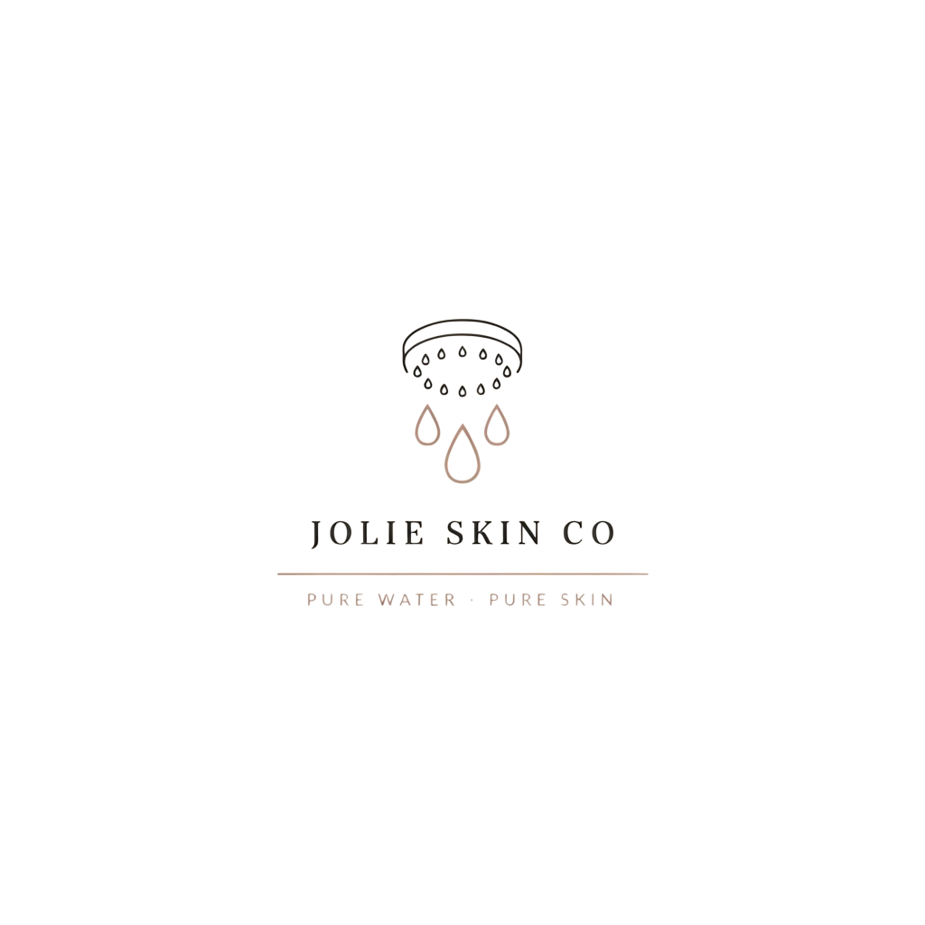 jolie skin co shower head logo